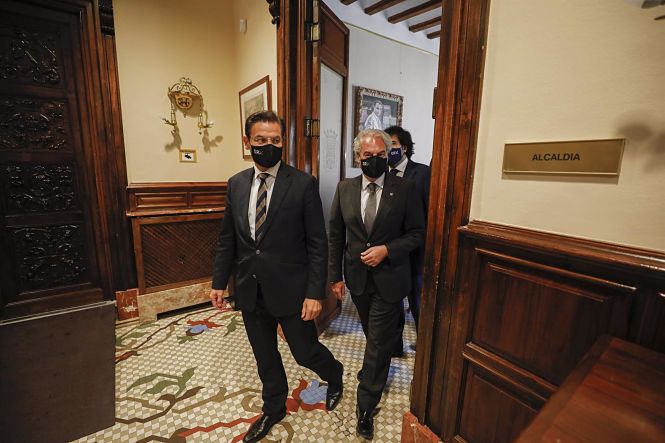 Luis Salvador y José Antonio Huertas, en imagen de archivo (ÁLEX CÁMARA / EUROPA PRESS)