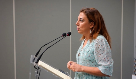 La concejal de Protección Ciudadana y Movilidad de Granada, Raquel Ruz, presenta el dispositivo policial por la Virgen de las Angustias (JAVIER ALGARRA /AYUNTAMIENTO DE GRANADA) 