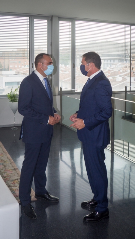 Imagen de la reunión entre Gerardo Cuerva y Francisco Rodríguez (CÁMARA GRANADA) 