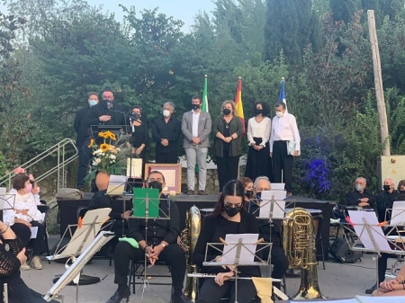 Concierto celebrado ayer en Monachil para presentar el nuevo himno del municipio (AYTO. MONACHIL) 