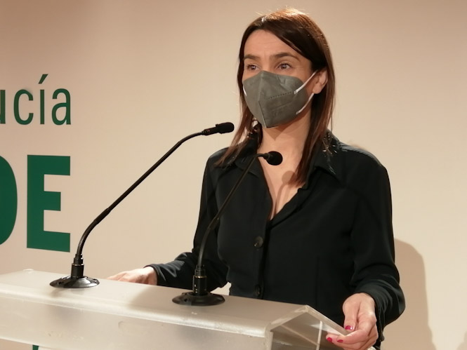   La secretaria de Política Municipal del PSOE de Granada, Olga Manzano (PSOE)