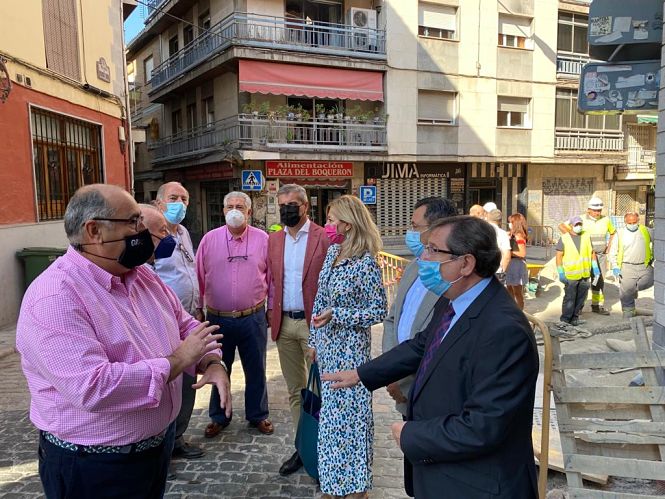Imagen de la visita al Barrio del Boquerón (PP)