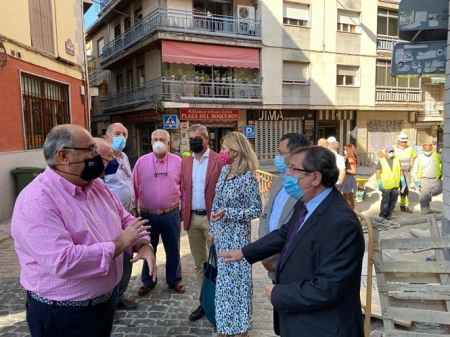 Imagen de la visita al Barrio del Boquerón (PP)