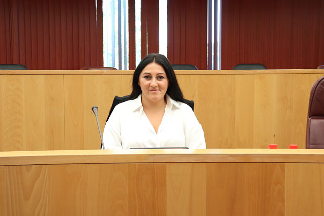 La Diputada Provincial de Unidas Podemos,  Alejandra Durán (UNIDAS PODEMOS)