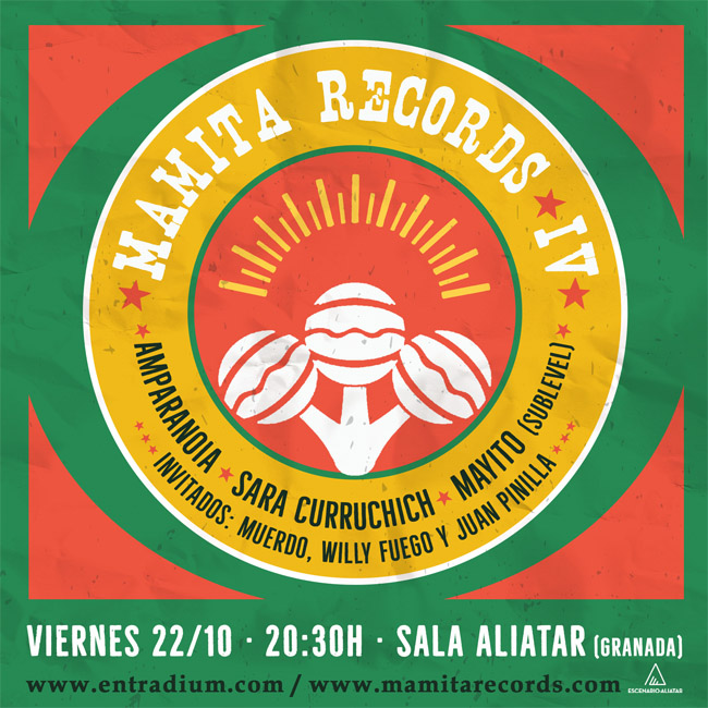 Cartel del concierto (MAMITA RECORD)