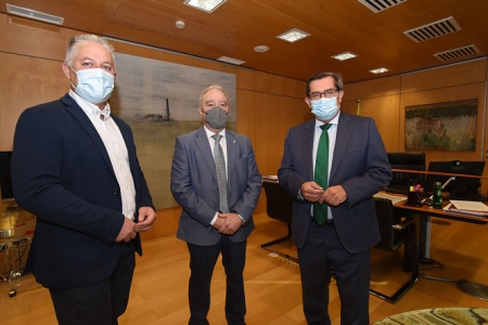 Imagen de la visita del Presidente de la Diputación de Huesca (R. MARTÍNEZ / DIPGRA) 