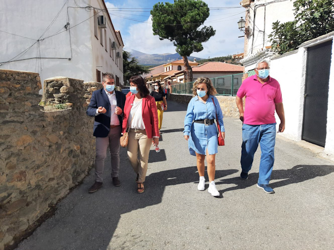Imagen de la visita a Jerez del Marquesado (DIPUTACIÓN)