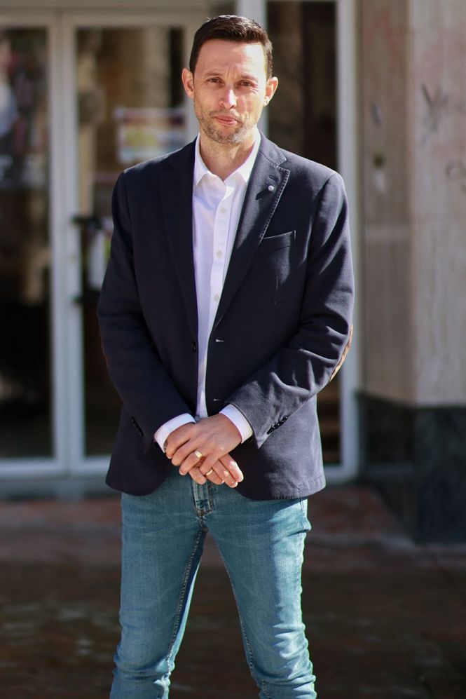 El coordinador provincial de Podemos, Manuel Rios (PODEMOS)