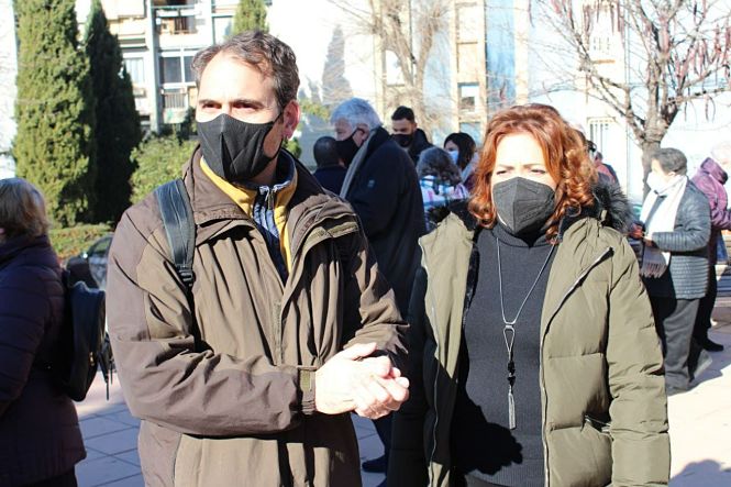 Toni Valero y Mari Carmen Pérez (IU)