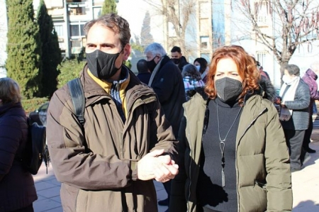 Toni Valero y Mari Carmen Pérez (IU)