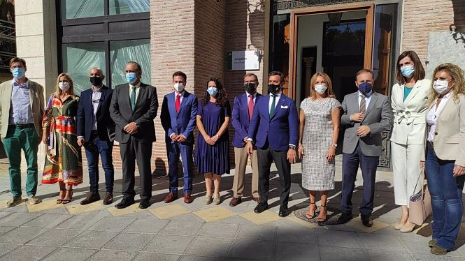 Visita a la obra de la nueva sede judicial sexitana (JUNTA) 