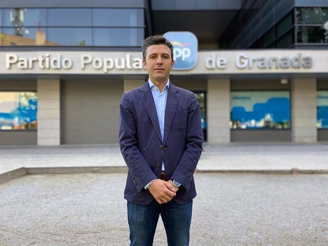 El secretario general del PP de Granada, Jorge Saavedra (PP)