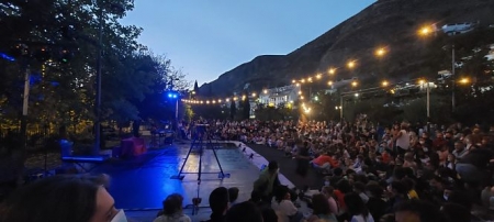 I Festival de Artes Escénicas `Puenteando` de Monachil, celebrado ayer en el municipio (AYTO. MONACHIL)