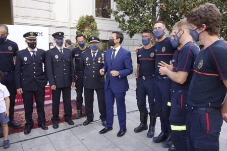 Incorporación de nuevos efectivos de Bomberos, en imagen de archivo (AYUNTAMIENTO DE GRANADA)