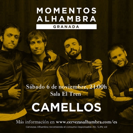 Cartel del concierto de camellos (MOMENTOS ALHAMBRA) Cartel del concierto de camellos (MOMENTOS ALHAMBRA)