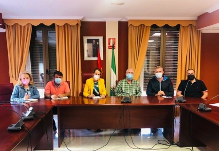 Imagen de la reunión de Ecopuertos (AYTO. GUALCHOS CASTELL DE FERRO)