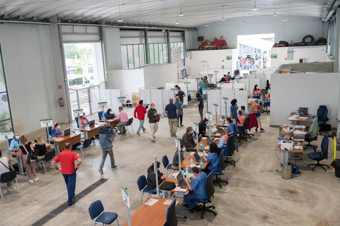 Vacunódromo del Parque de Bomberos (JUNTA)