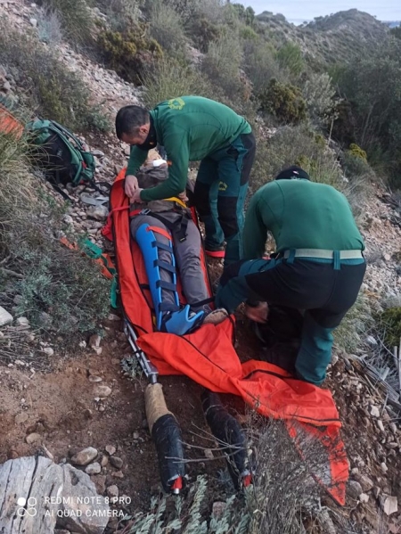 Imagen de archivo de un rescate en montaña (GUARDIA CIVIL) 