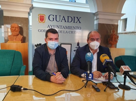 Imagen de la rueda de prensa ( AYTO. GUADIX)