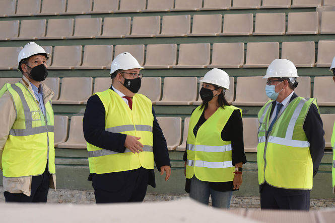 Imagen de la visita a las obras (R. MARTÍNEZ / DIPGRA)