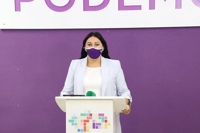 La Diputada Provincial de Unidas Podemos, ALejandra Durán (UNIDAS PODEMOS)
