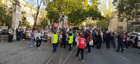 Imagen de la concentración (CCOO)