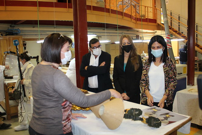 Imagen de la visita al CRN Albayzin (SUBDELEGACIÓN)