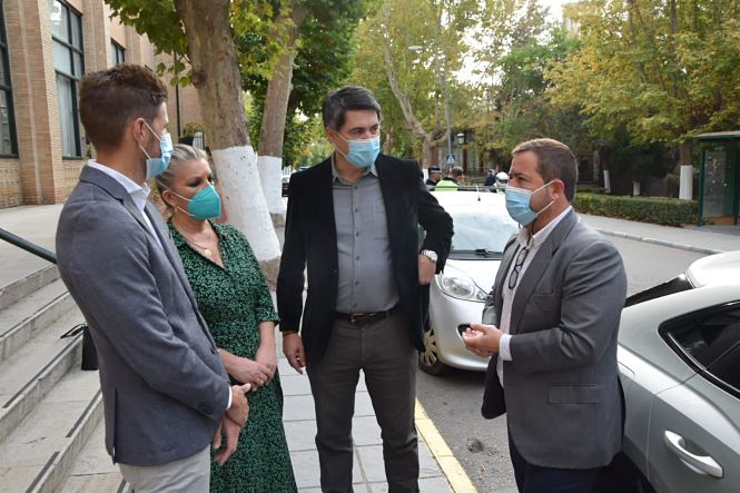 Imagen de la visita a Lanjarón (PP)