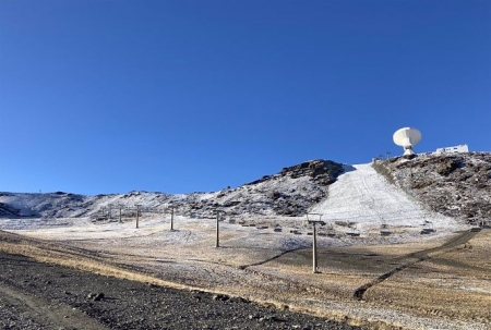 Primeras nieves en Sierra Nevada, en imagen de archivo (CETURSA) 