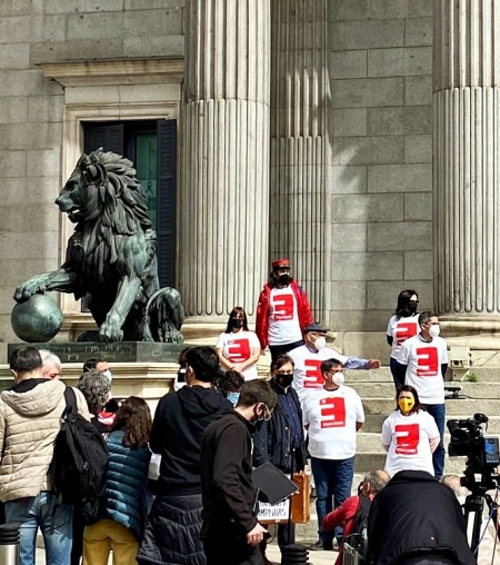 Revuelta España Vaciada y lucha por el tren en Congreso Diputados (AAF COMARCA DE BAZA) Revuelta España Vaciada y lucha por el tren en Congreso Diputados (AAF COMARCA DE BAZA)
