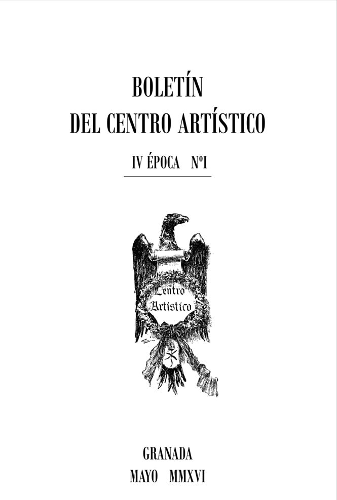 Portada del boletín del centro artístico