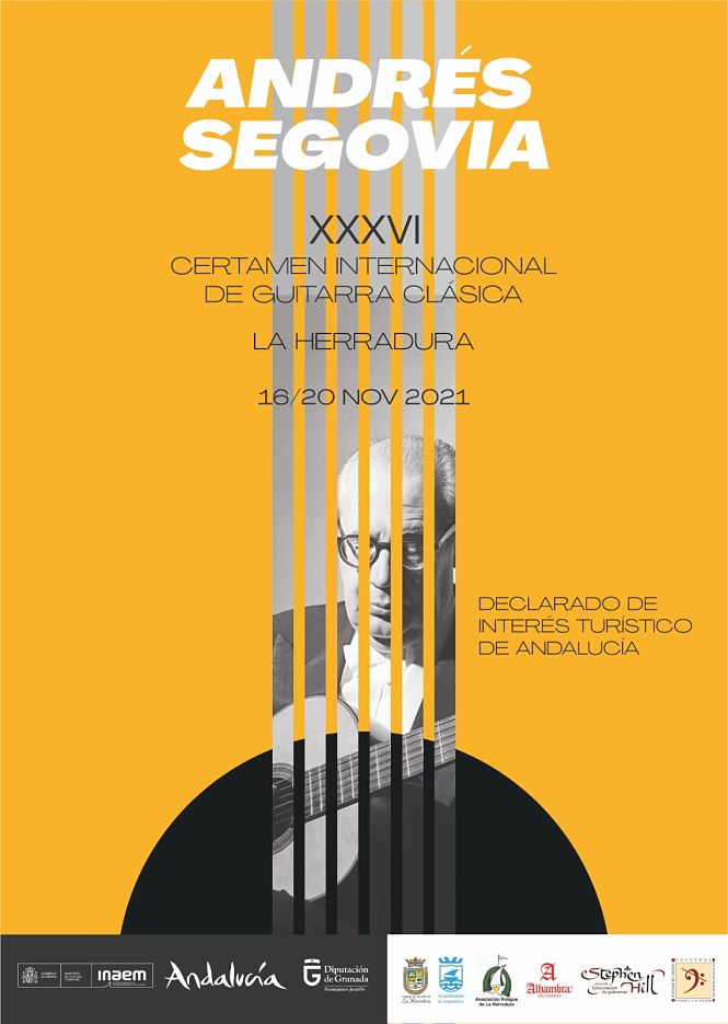 Cartel del certamen de guitarra (AYTO. ALMUÑÉCAR)