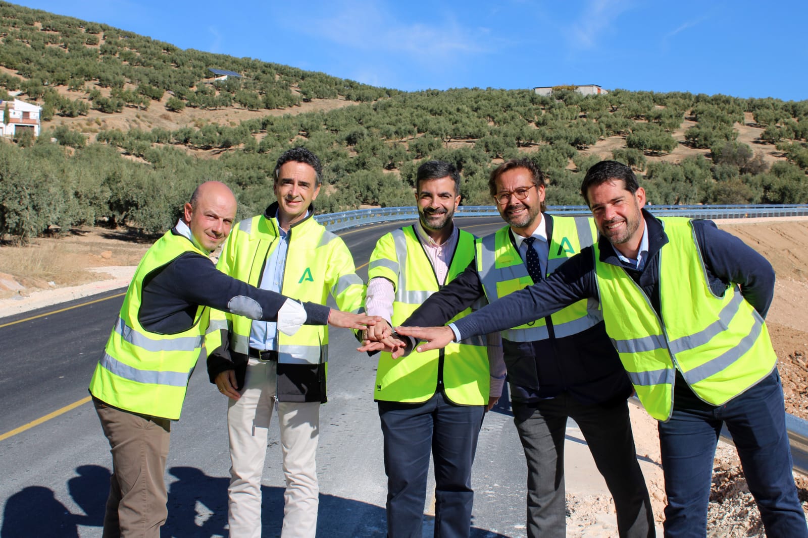 Visita de obras a la A-4154 (JUNTA) 