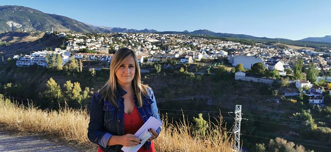 La portavoz del PP en Monachil, Cristina Marín (PP)