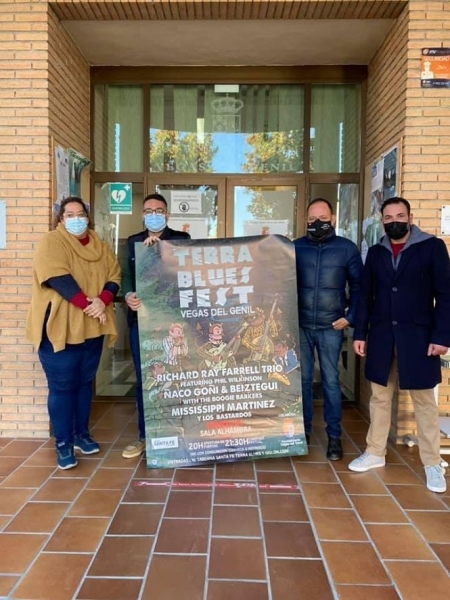 Presentación del Terra Blues Festival en el Ayuntamiento de Vegas del Genil (AYTO. VEGAS DEL GENIL)
