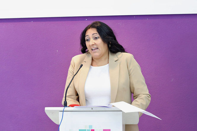 La Diputada Provincial de Unidas Podemos,  Alejandra Durán (UNIDAS PODEMOS)