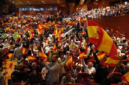 Acto de Vox en Granada (ÁLEX CÁMARA / EUROPA PREES)