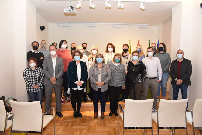 Recibimiento a los participantes en el encuentro (DIPUTACIÓN)