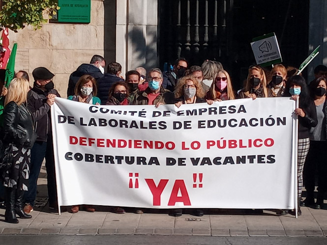 Imagen de la concentración (CCOO)