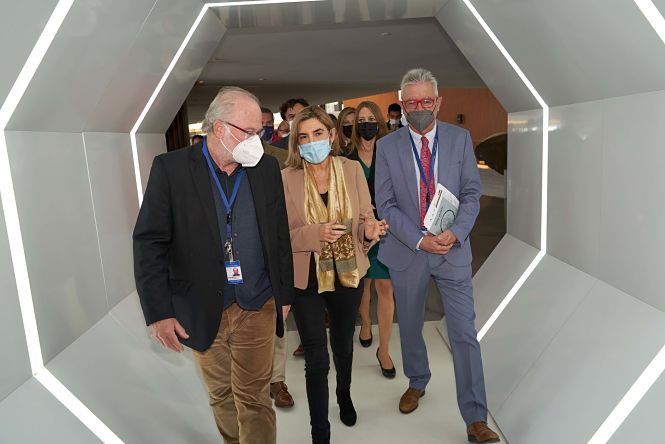 La Consejera de Empleo, Formación y Trabajo Autónomo, Rocío Blanco ha visitado el nuevo espacio (PARQUE DE LAS CIENCIAS)