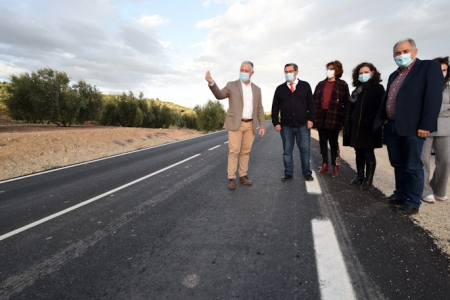 Imagen de la visita a la carretera (R. MARTÍNEZ/ DIPGRA)