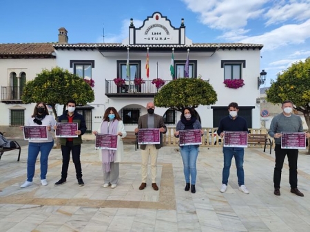 El Equipo de Gobierno de Otura durante la presentación de las actividades del 25N en el municipio (AYTO. OTURA) El Equipo de Gobierno de Otura durante la presentación de las actividades del 25N en el municipio (AYTO. OTURA)