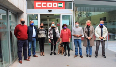 Encuentro de la asociación Pepos y el sindicato CCOO (CCOO)