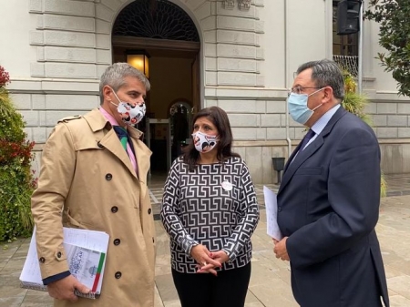 Imagen de la reunión con Stop Accidentes (PP) 
