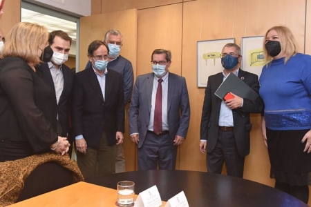 Reunión en la Diputación de Granada con el Gobierno para las canalizaciones de Rules (DIPUTACIÓN) 