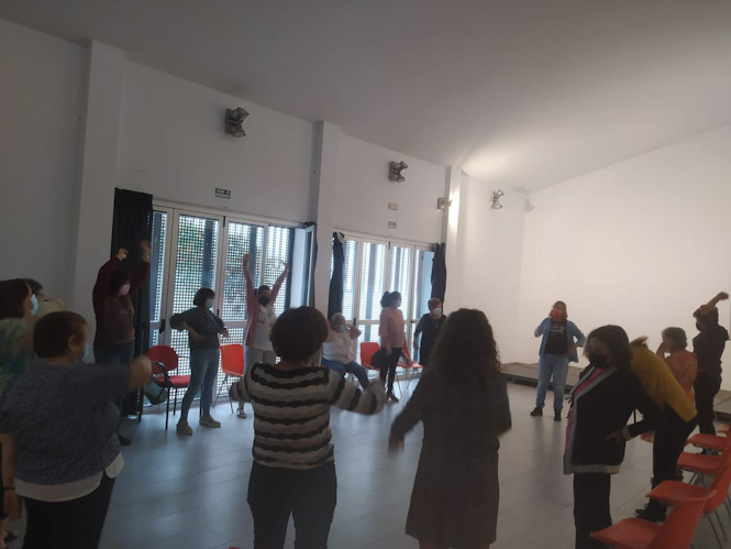 Taller de risoterapia anterior celebrado en Montefrío (AYTO. MONTEFRIO)