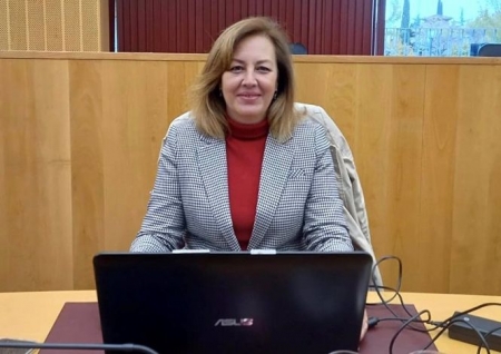 La portavoz de Vox en la Diputación de Granada, Cristina Jiménez (VOX) 