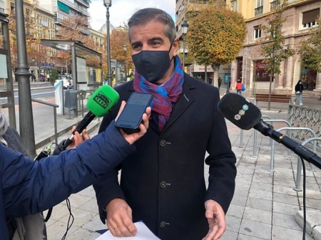 El portavoz del PP en el Ayuntamiento de Granada, César Díaz (PP)