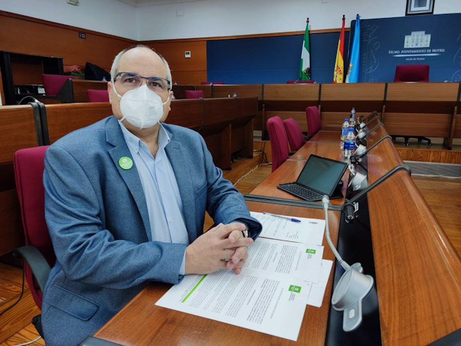 El portavoz de Andalucía por Sí (AxSí) en el Ayuntamiento de Motril (Granada), David Martín (AXSÍ)