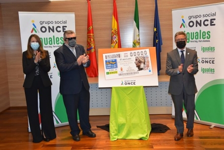 Presentación del cupón de la once dedicado a la Dama de Baza (AYTO. BAZA)